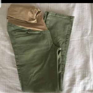 Loft maternity crop skinny jeans